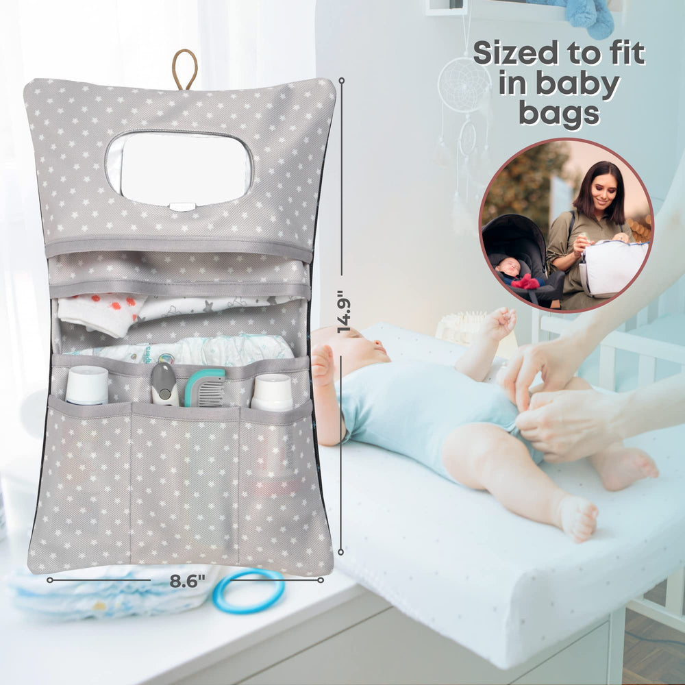 HAMUR HOME baby diaper bag organizer gift-ready image, ideal baby shower present