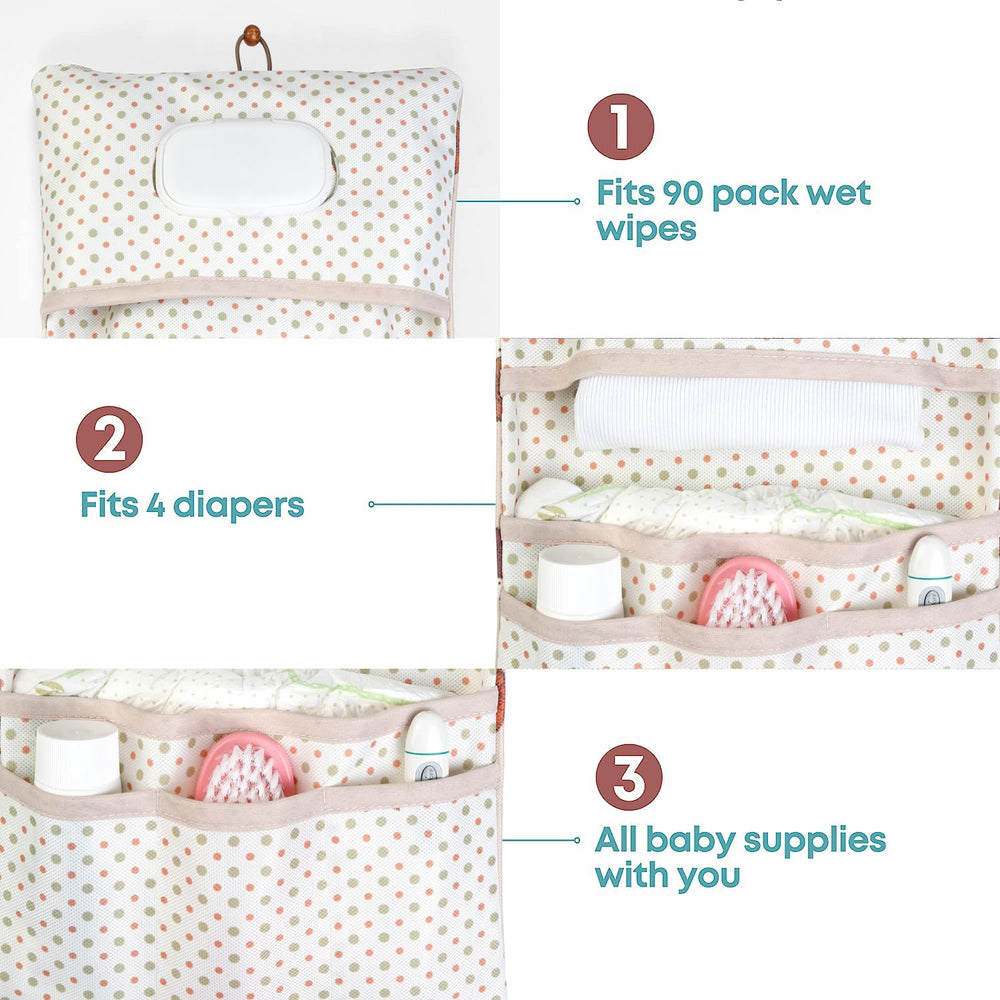HAMUR HOME diaper bag organizer with spacious compartments for newborn essentials