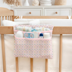 HAMUR HOME organizer with multiple compartments supports organizing diapers, wipes, creams.
