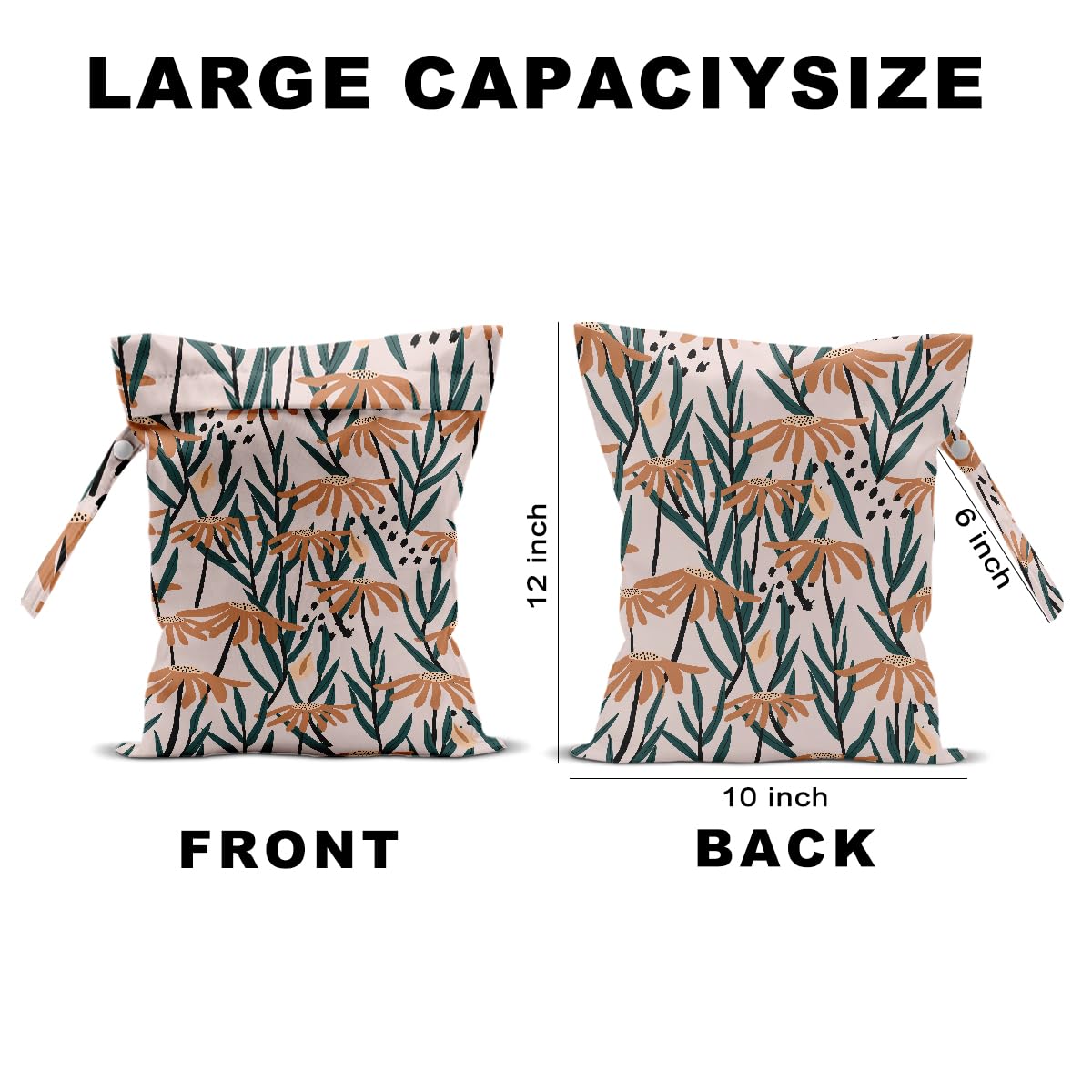Hanamiya Na wet bag with waterproof lining for protecting clothes while swimming