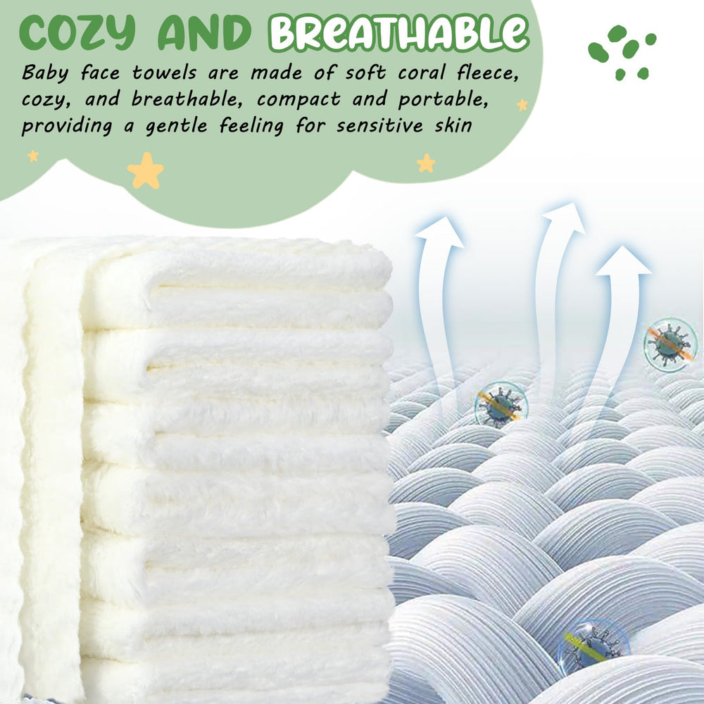 Handepo machine-washable baby towels simplify cleanup after baths.