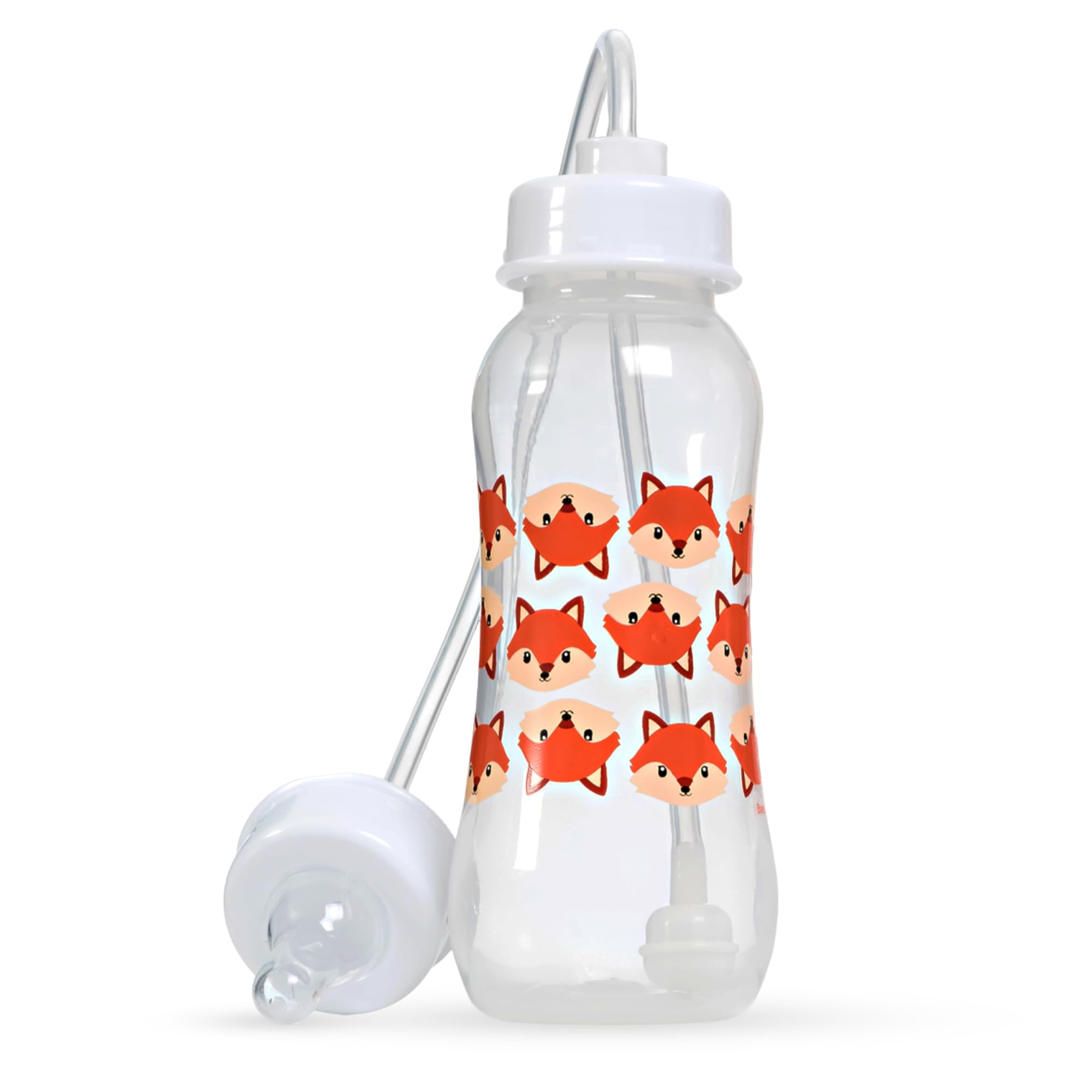 Hands-Free Baby Bottle 9oz full assembly enables easy on-the-go feeding