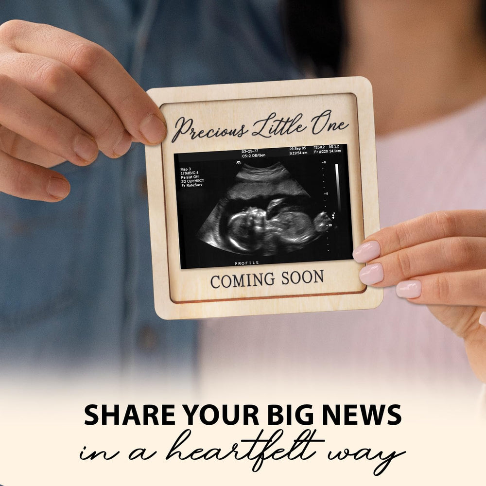 Hangwoous-keepsake-ultrasound-frame-display serves as heirloom baby memory piece.