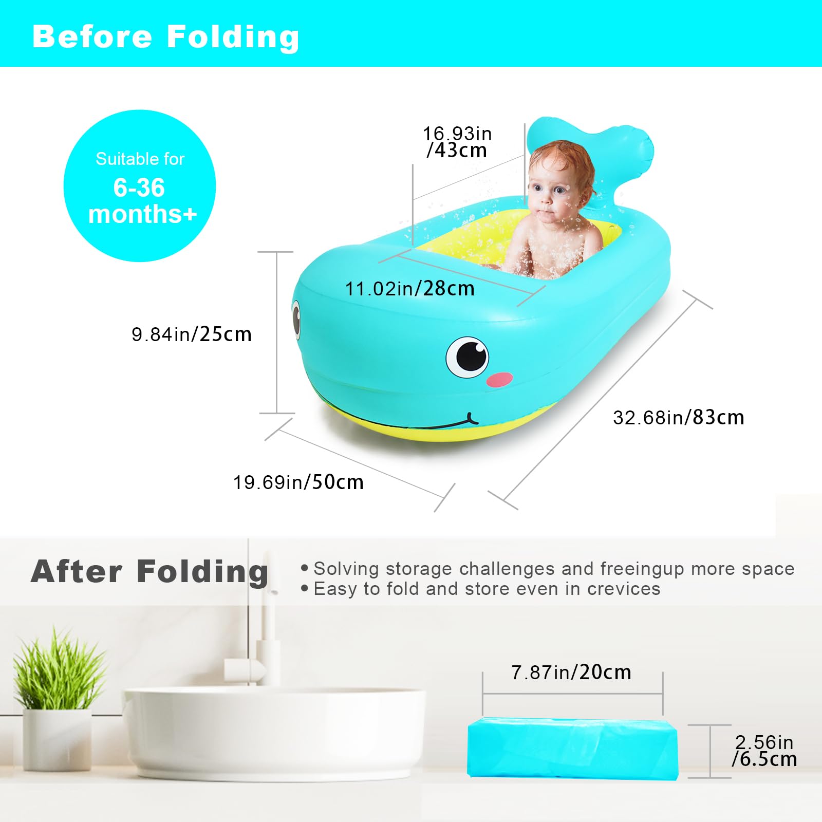 Hantaiwan whale bathtub in hotel bathroom showing travel-friendly design