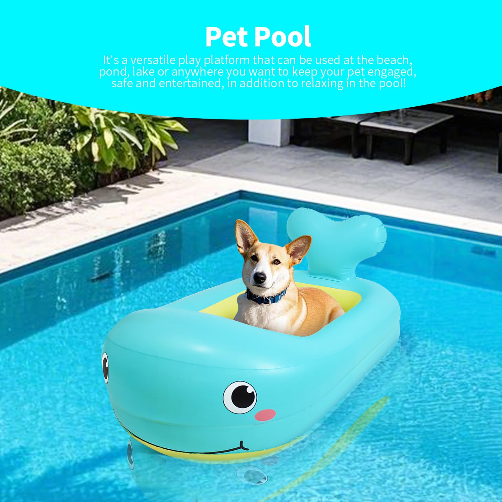 Hantaiwan inflatable whale bathtub inflated for quick cozy bath time