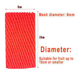 HanyHere red foam-mesh bag fits small fruits for safe transport