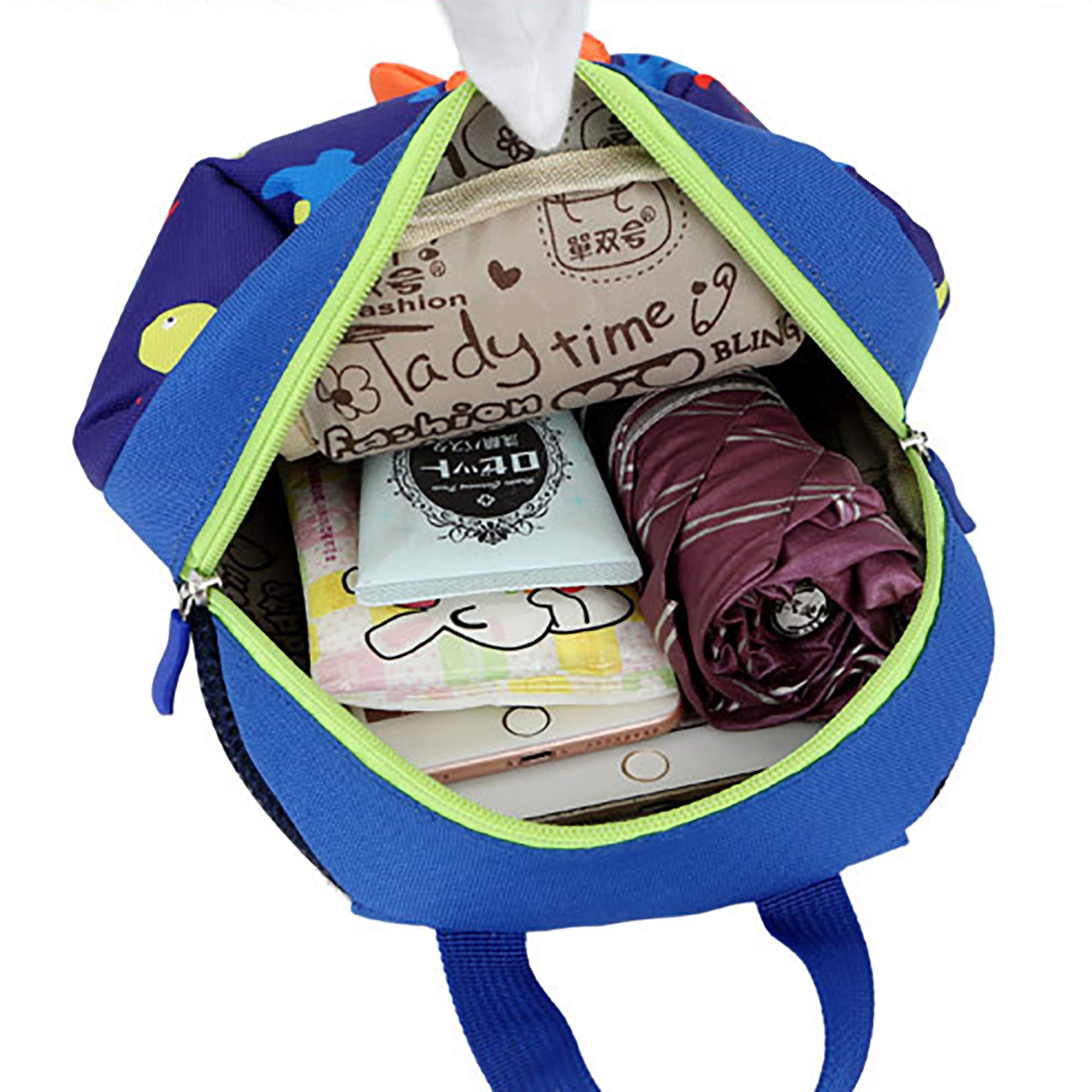 HANZE harness backpack worn in park for close supervision.