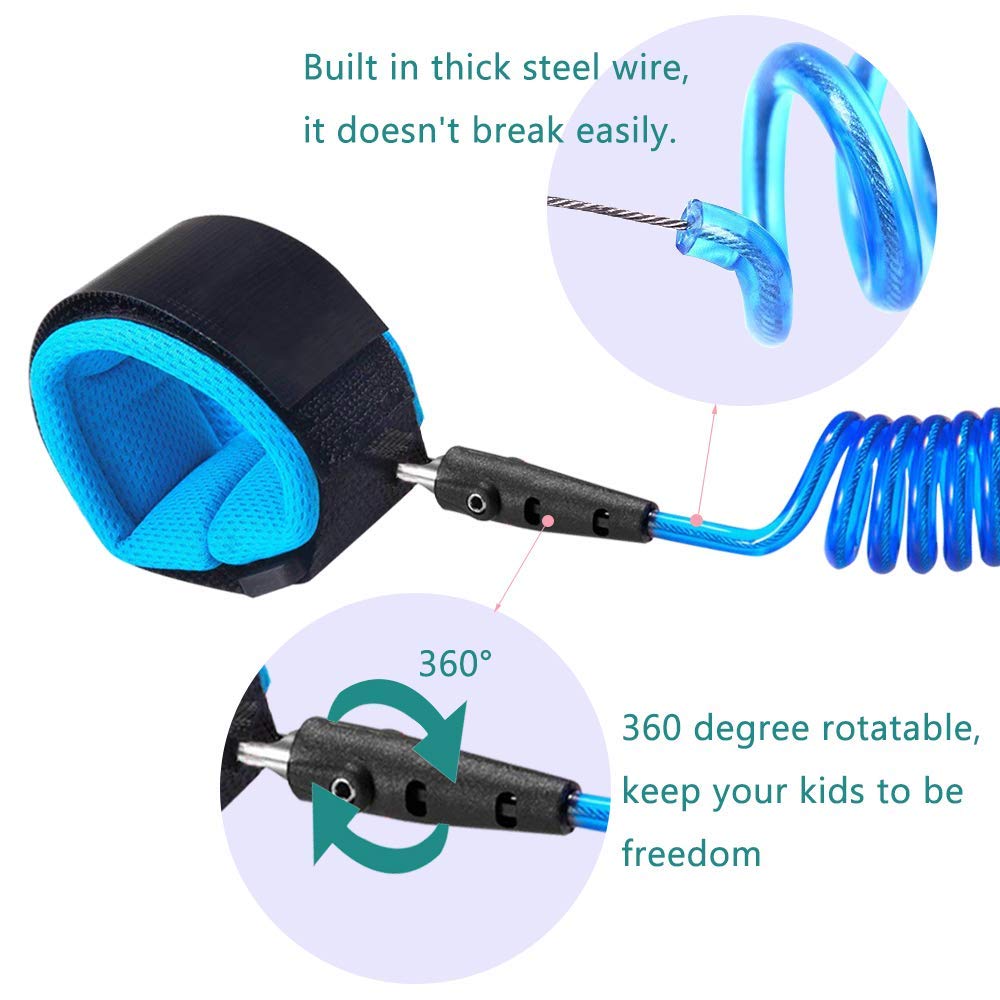 HANZE double layer Velcro wristbands secure the child's wrist