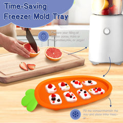 haobaobei freezer tray ready for healthy teether bites in minutes