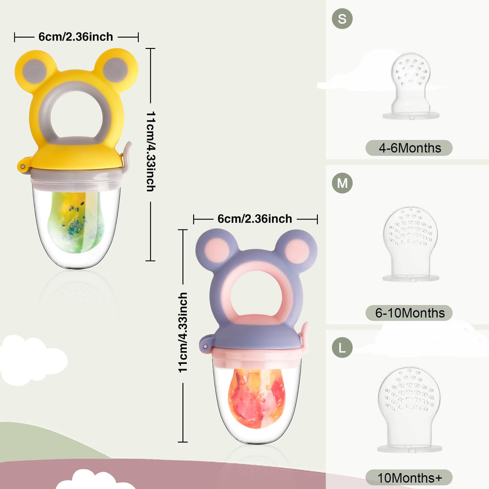HAOBAOBEI teether texture closeup demonstrates bump design soothing swollen gums.