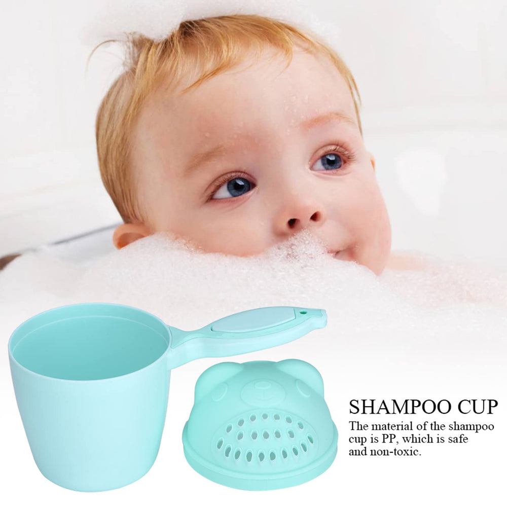 Haosie tear-free waterfall cup detachable design lets easy cleaning after bath