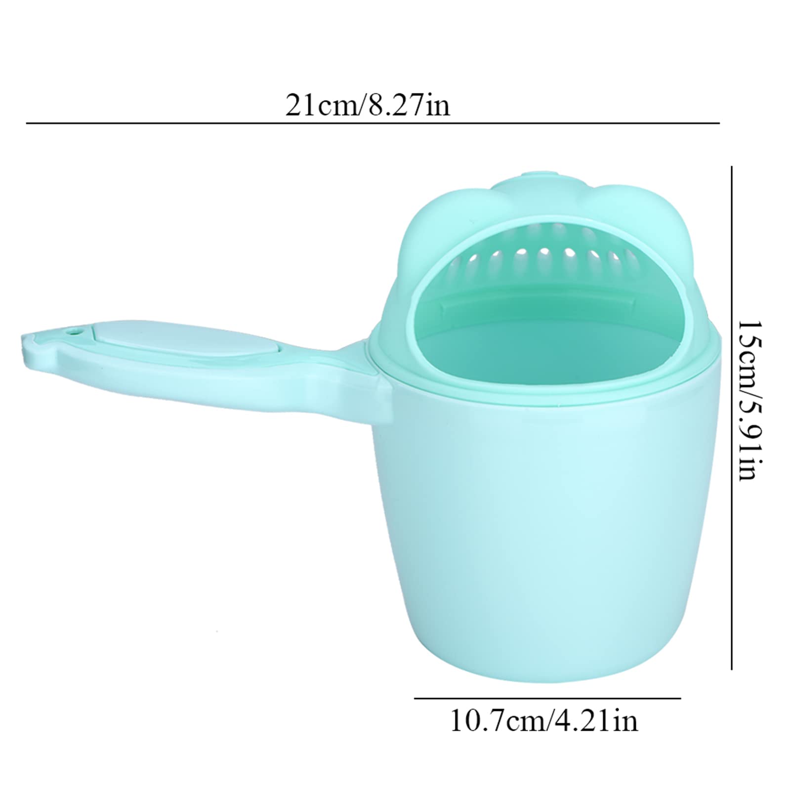 Haosie tear-free waterfall cup easy clean shows detachable parts for quick rinse