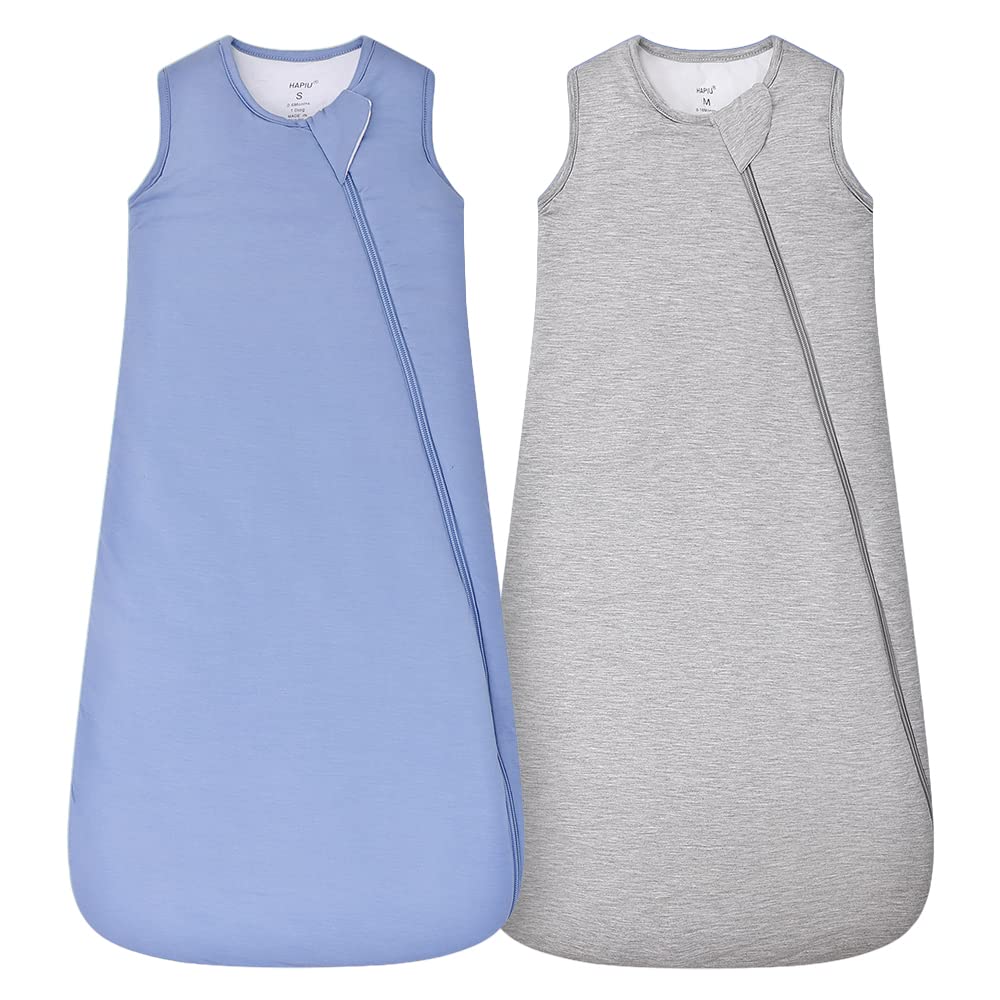 HAPIU sleep sack bamboo-soft fabric provides silky comfort and gentle temperature regulation for naps.