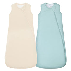 HAPIU rayon-bamboo-soft sleep sack in Sage-Oat improves baby comfort for sleep
