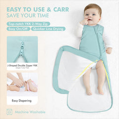 HAPIU Sleep Sack highlighting roomy fit and leg room for growing babies