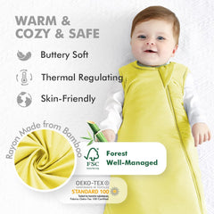HAPIU sleep sack two-way zipper closeup highlights easy diaper changes