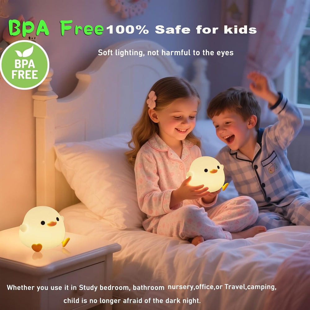 HAPPYBAG Duck Light 20-minute timer aids safe bedtime routines
