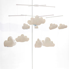 Happiest Baby Sky Mobile securely attaches to SNOO for early months.