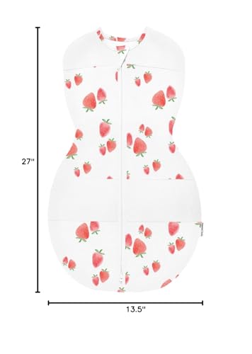 Happiest Baby Sleepea breathable mesh shoulders and legs aid temperature regulation.