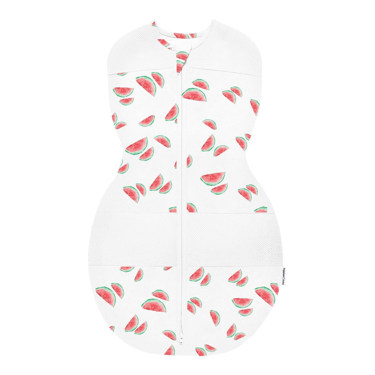 Happiest Baby Sleepea Ivory Watermelons packaging ready for gentle baby swaddling.