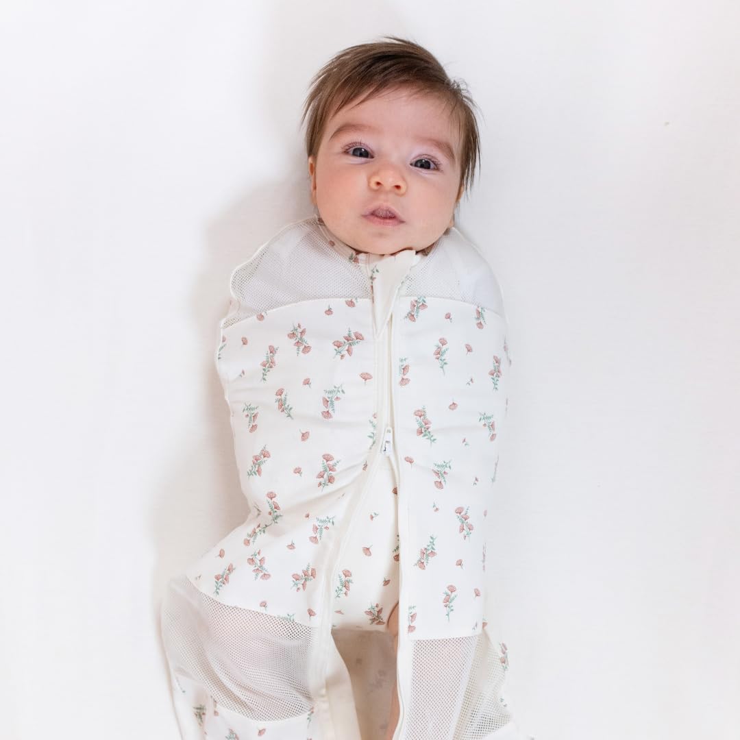 Happiest Baby Sleepea arms-out option for transition to independent sleep