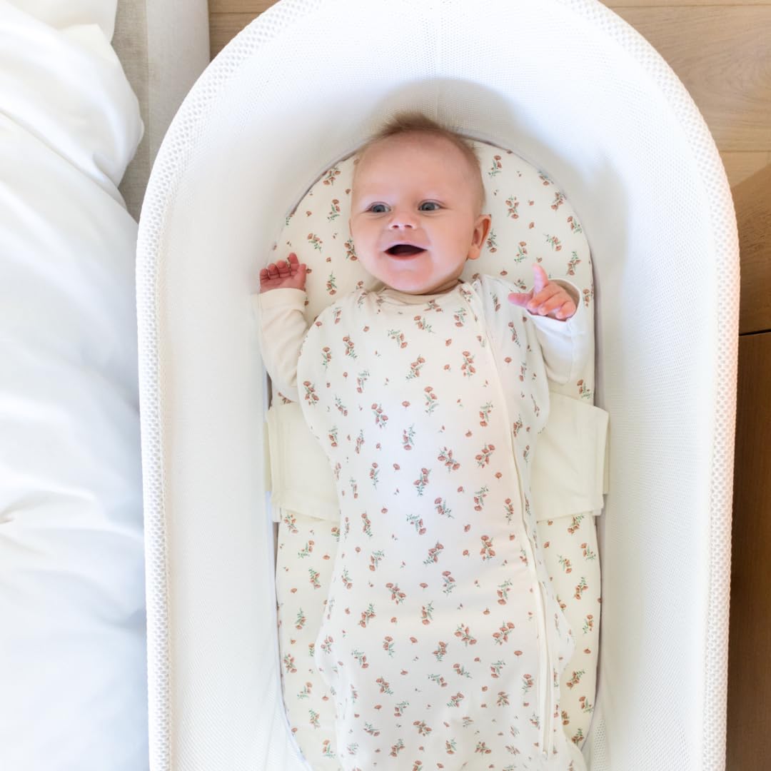 Happiest Baby SNOO Comforter Sack arm snaps and wings secure back-sleep position