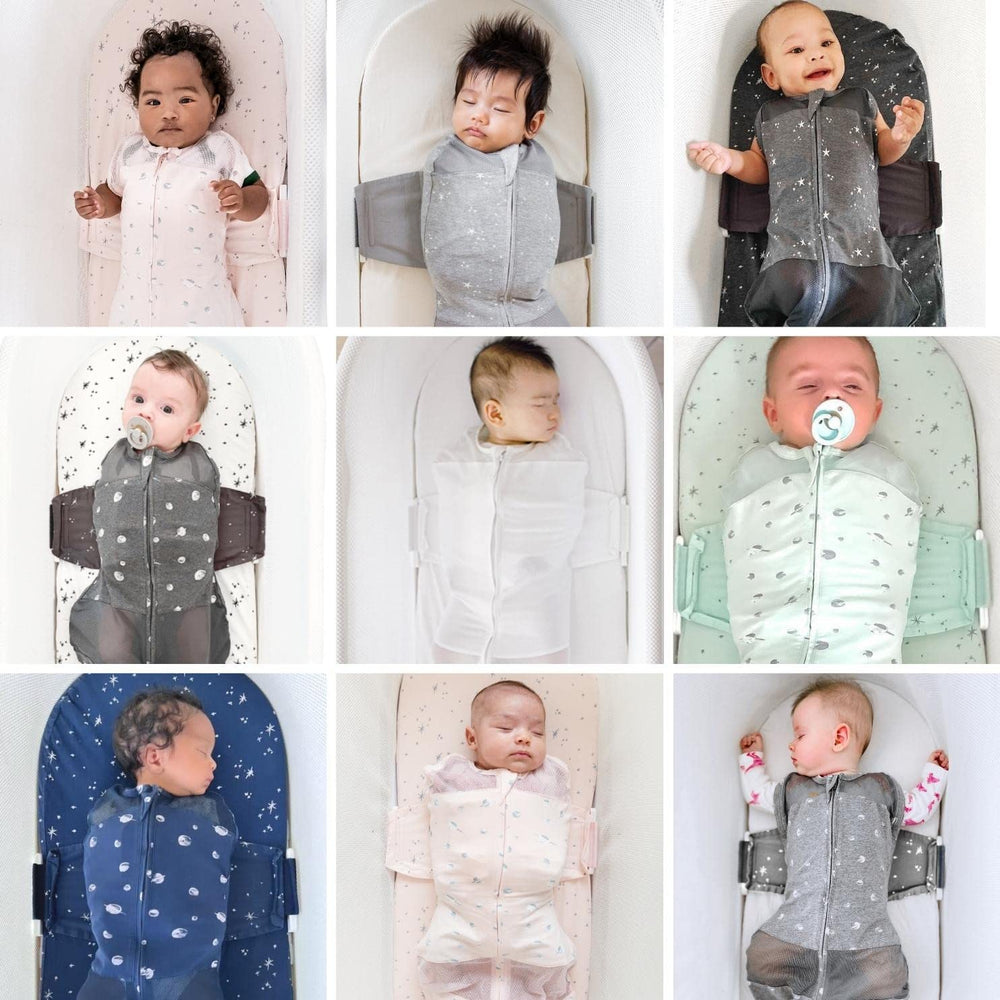 2-way zipper on SNOO Sleep Sack for easy night-time changes