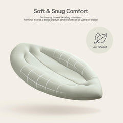 Happle Sunny baby lounger highlights 360° padded sides for safe tummy time