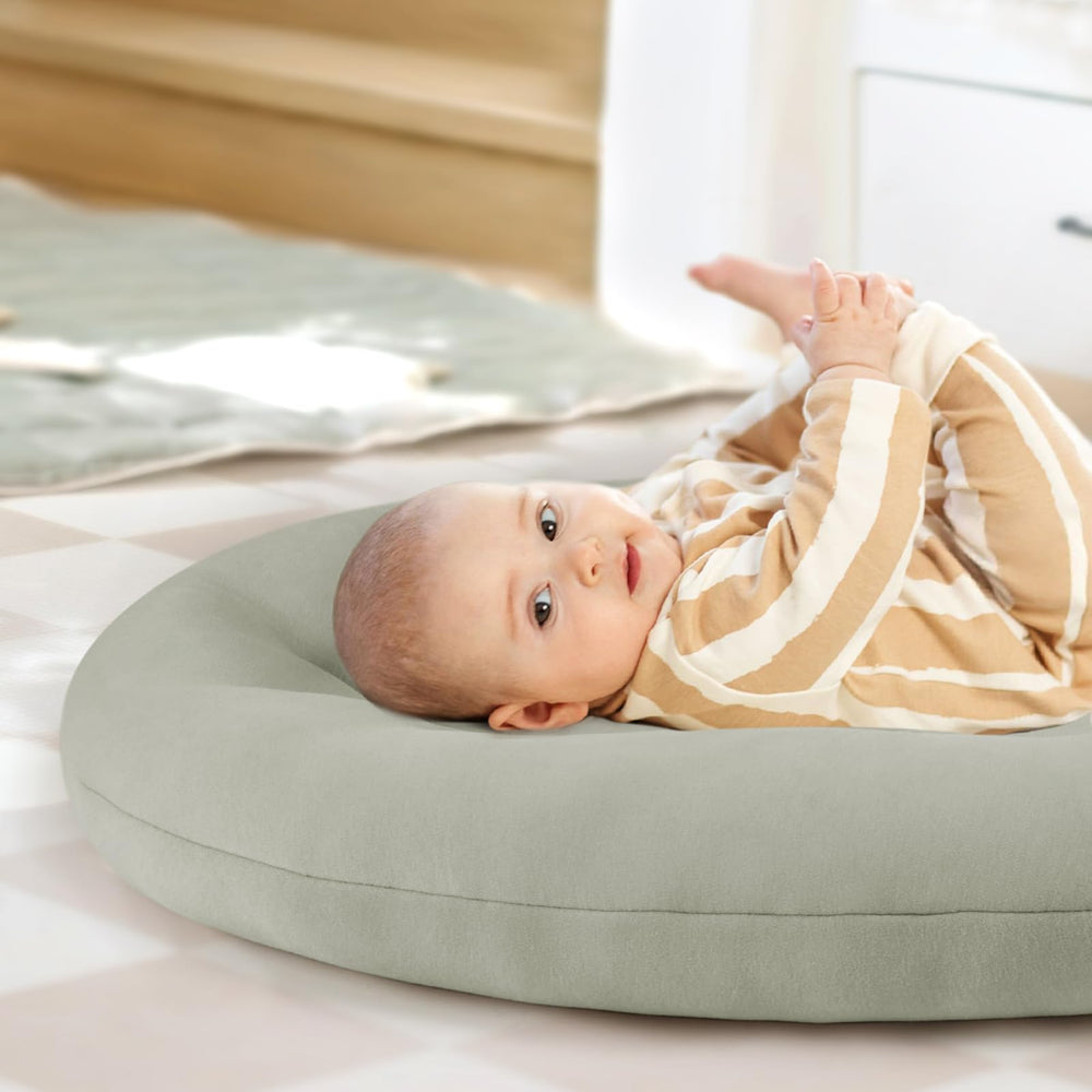 Happle sunny baby lounger delivers breathable airflow for comfortable awake time.