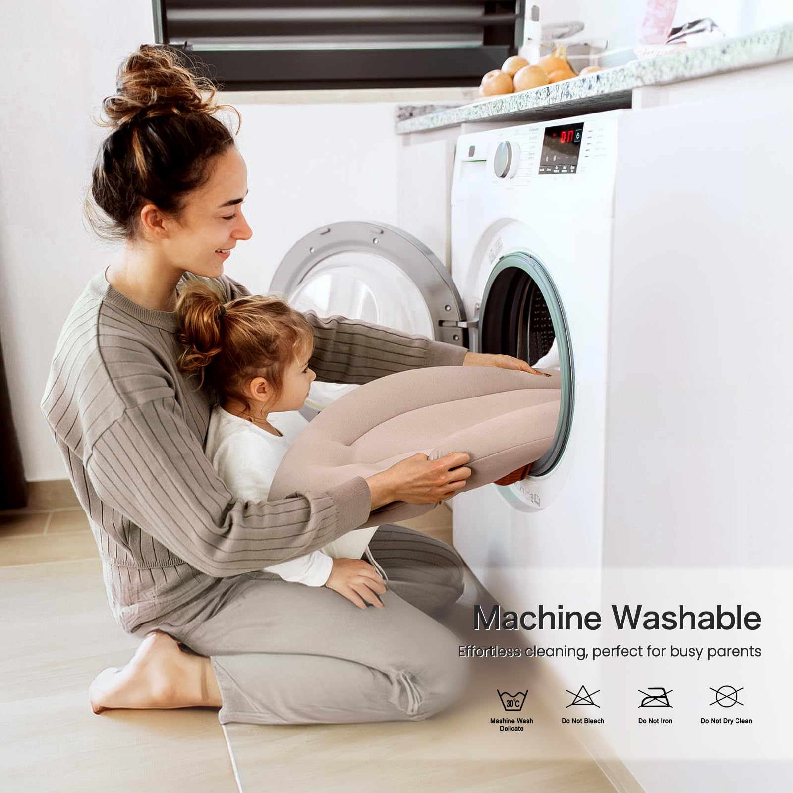 Happle sunny soft-baby-skin image underlines gentle fabric care and skin-friendly materials