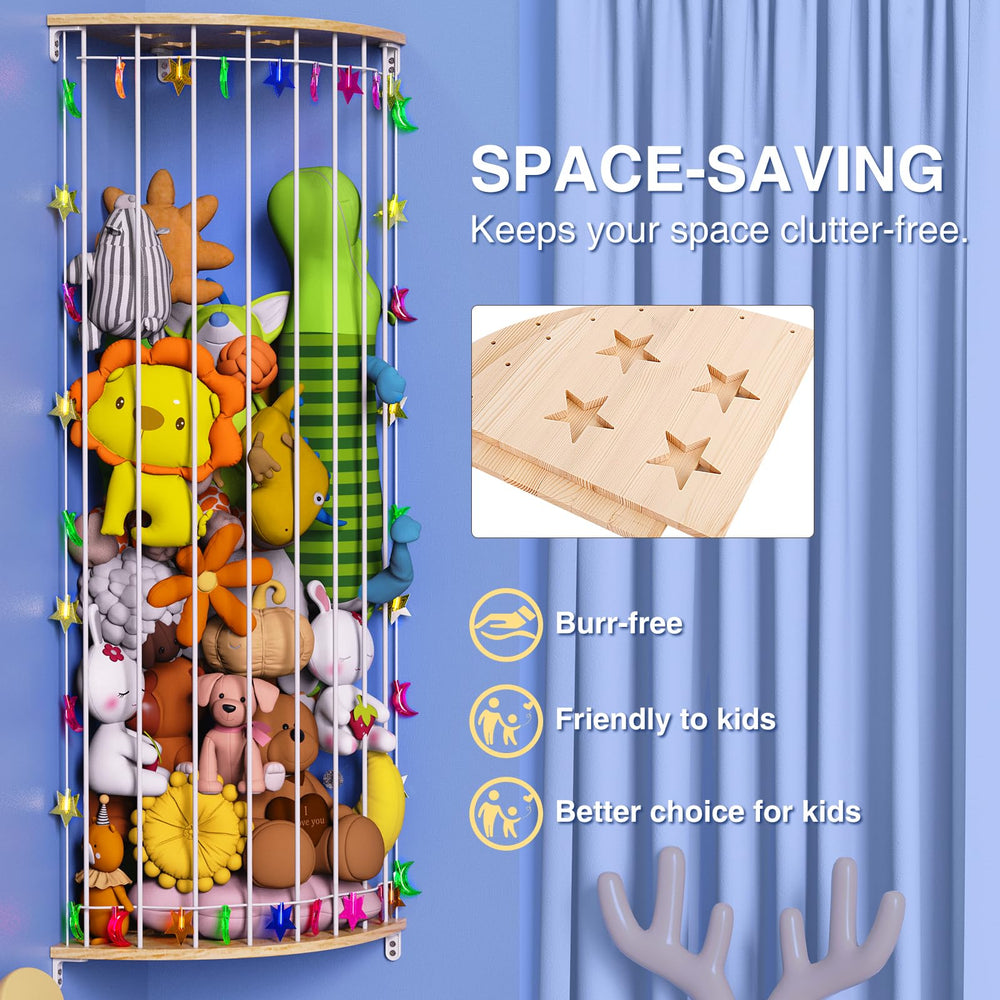 Happnear-led-light-included provides gentle illumination for plush displays.