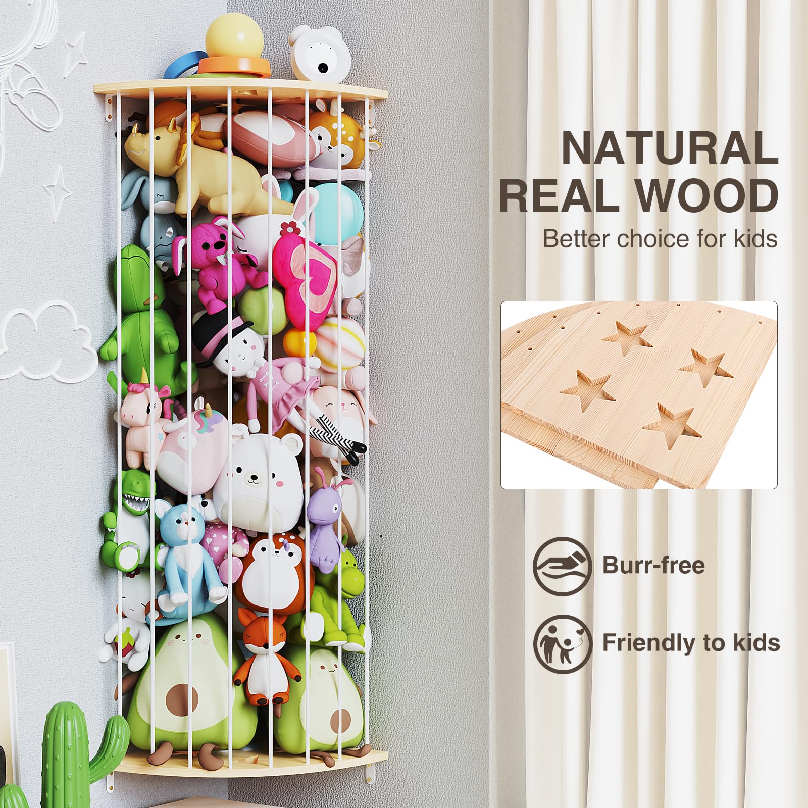 Happnear corner design optimizes small spaces—perfect for nurseries and playrooms