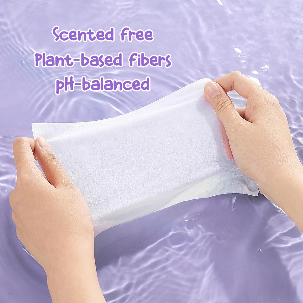 HAPPY BUM wipes for face and hands use-case with soft touch.