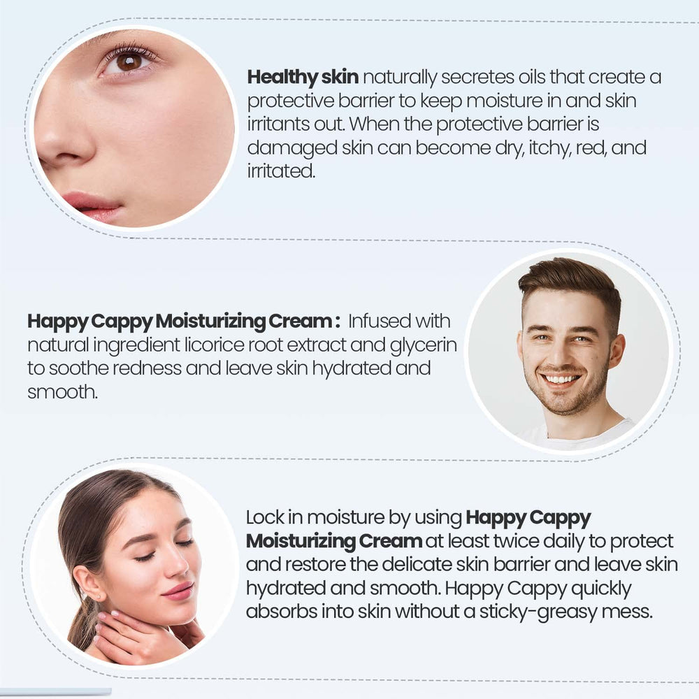 Happy Cappy Moisturizing Cream licorice root ingredients detail