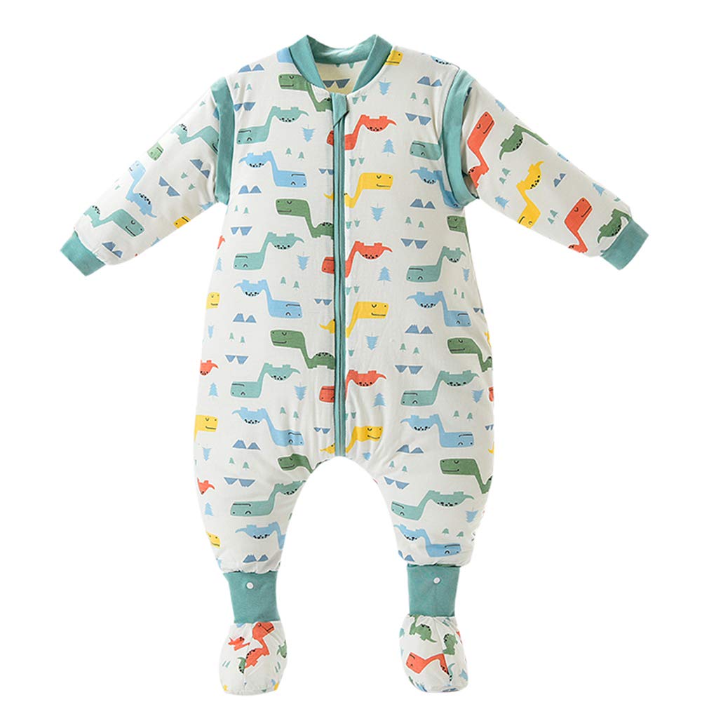 Happy Cherry baby sleep sack front view shows cozy cotton comfort for baby