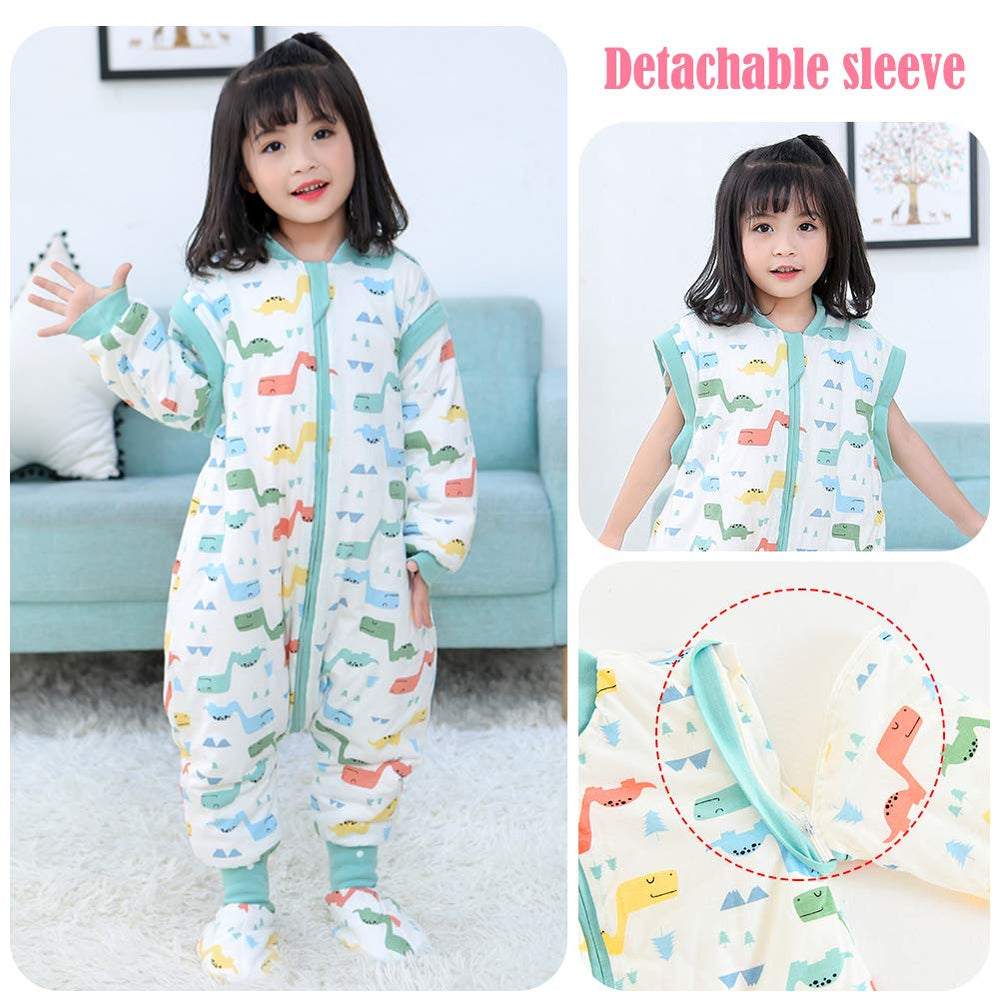 Happy Cherry sleep sack separate legs highlights freedom of movement for toddlers