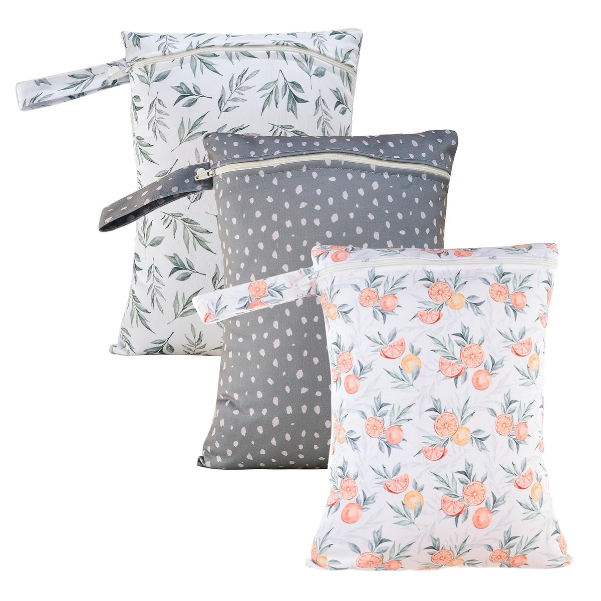 Happy Flute 3-set wet bag shows durable TPU material for reliable poolside protection.