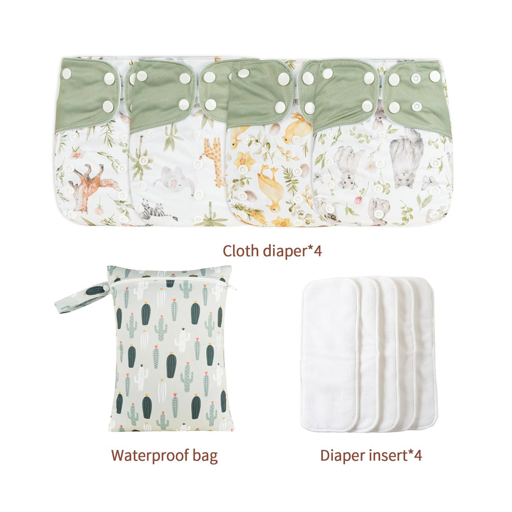 Happy Flute diaper insert close-up highlighting soft breathable materials for gentle skin