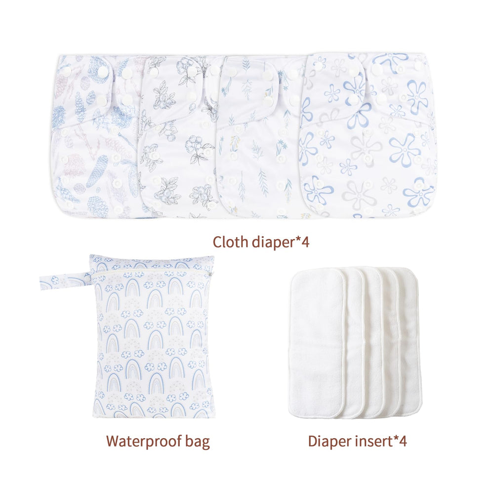 Happy Flute pocket diaper insert closeup demonstrates quick diaper changes.