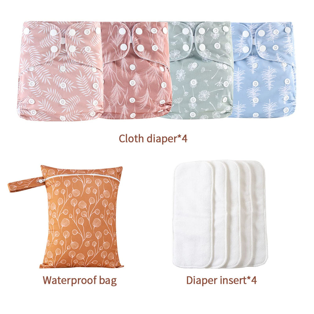 Happy Flute pocket diaper inserts close-up showing soft absorbent layers.