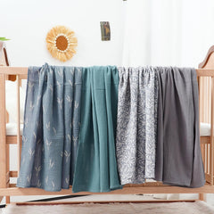 Happy Flute Receiving Blanket Folded Stack: versatile cover-and-wrap option.