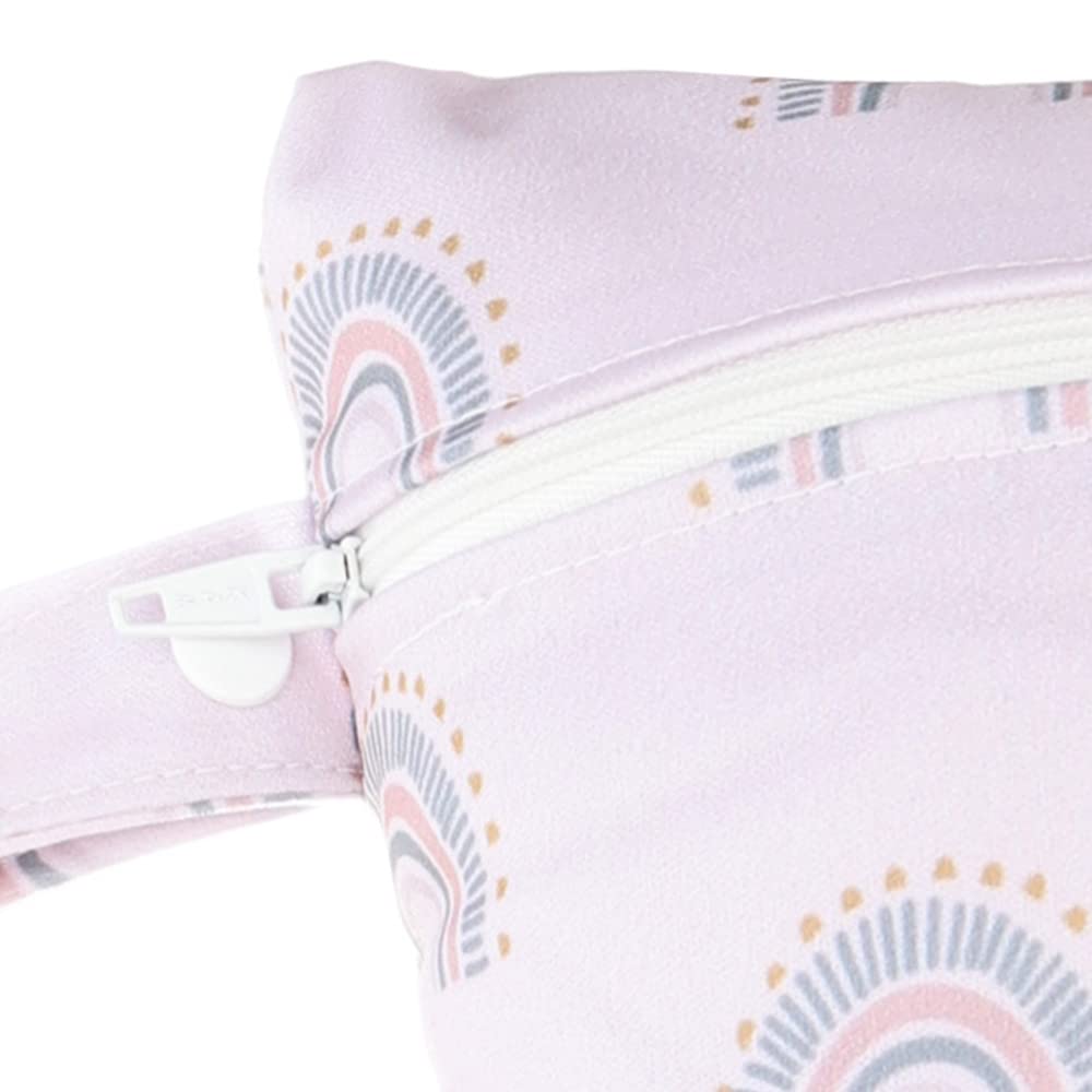 Happy Flute leaf-pattern wet bag adds stylish storage for babies' swimsuits
