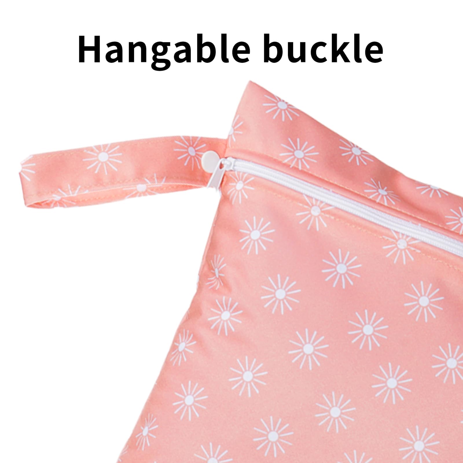 Happy Flute wet bag is machine washable for quick cleanup