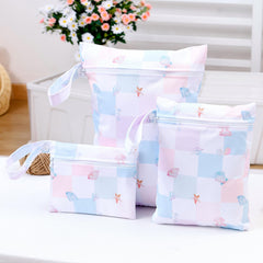 Happy Flute wet bag medium size fits extra clothes for gym or travel.