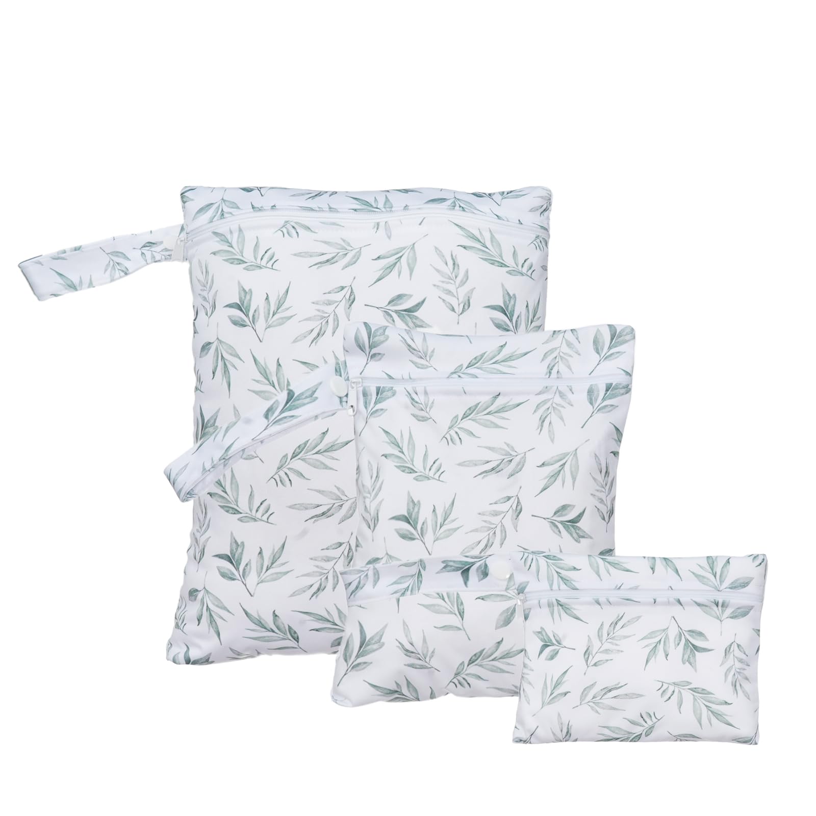Happy Flute wet bag three-set folded for compact travel storage.