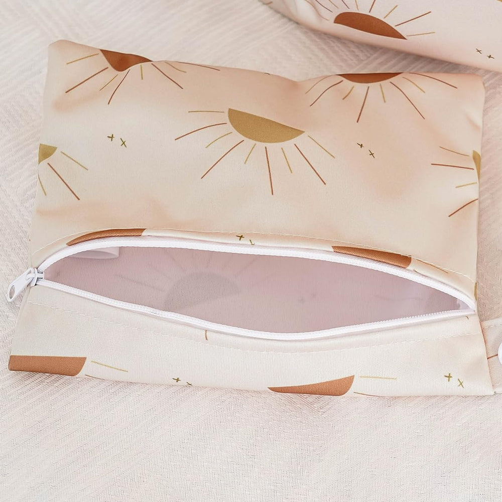 Happy Flute wet bag folded compactly for easy travel packing