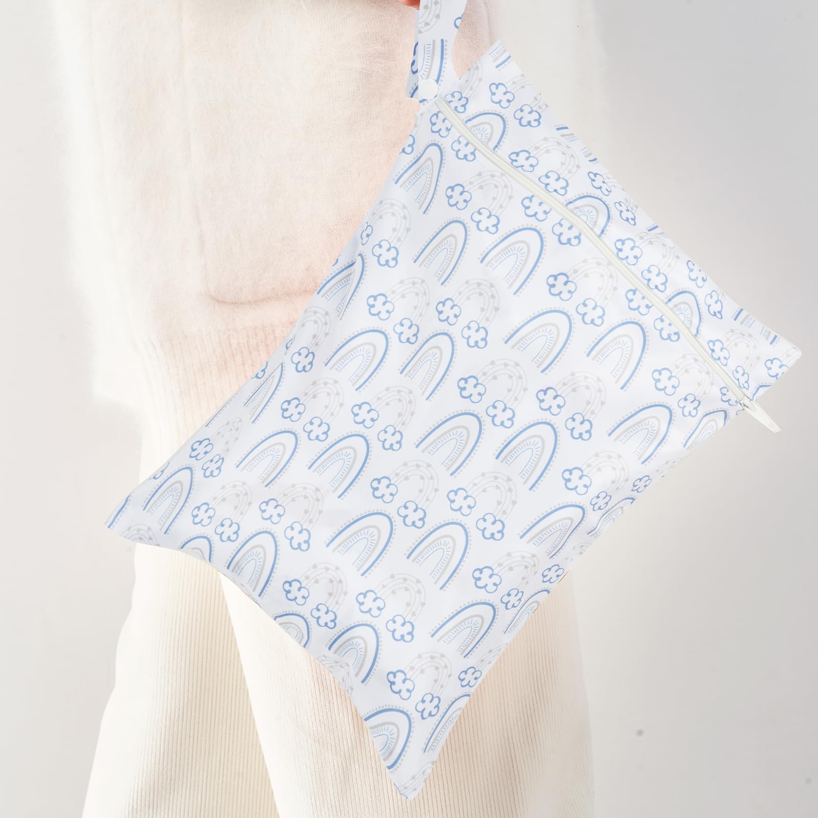 Happy Flute wet bag for travel supports on-the-go diaper changes.