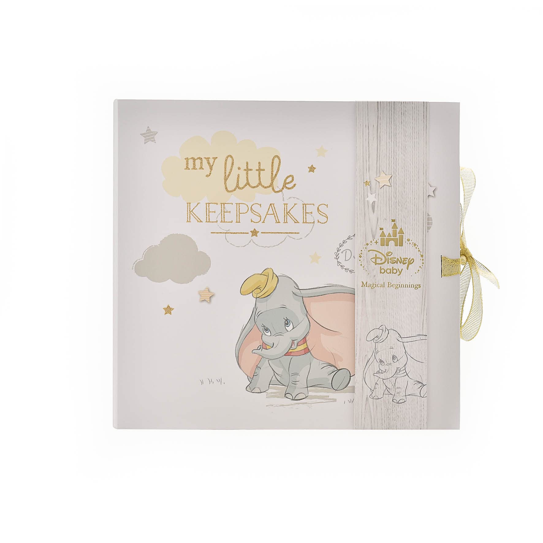 Happy Homewares Magical Beginnings branded sleeve protects keepsakes and enhances display