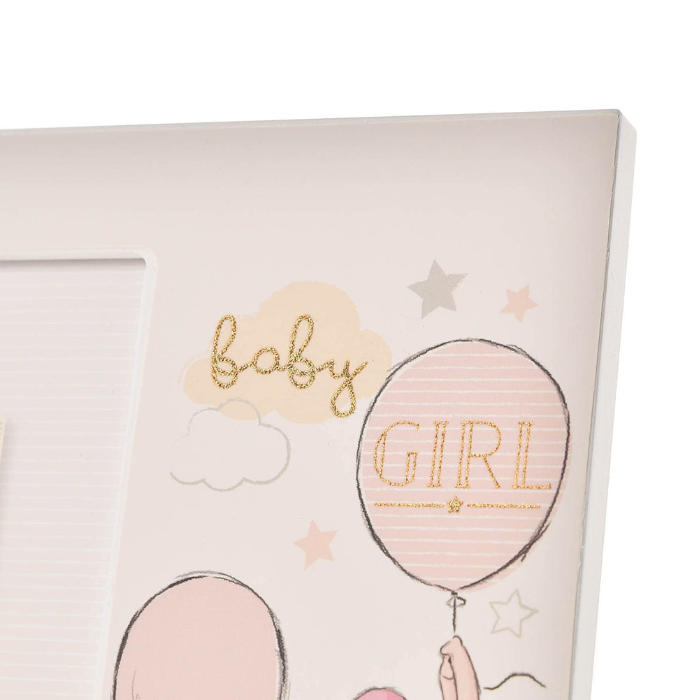 Happy Homewares Magical Beginnings frame ships in foiled gift box for baby shower gifting