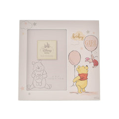 Happy Homewares Magical Beginnings frame gold lettering detail adds an elegant touch for newborn keepsakes